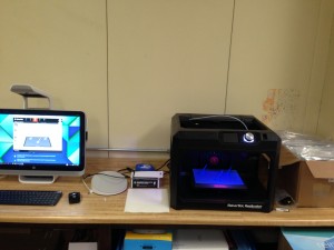 makerbot printer and computer